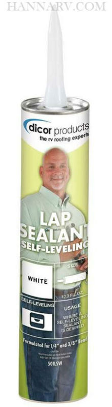Dicor 501LSW Self-Leveling Lap Sealant - White